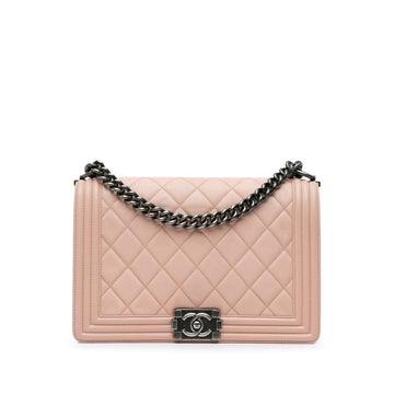 Top Quality Chanel Large Lambskin Boy Bag (SHG-YhpJTh)
