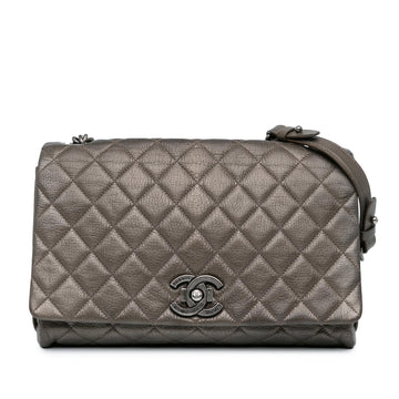 Top Quality Chanel Large Quilted Goatskin City Rock Flap (SHG-fwEZu2)