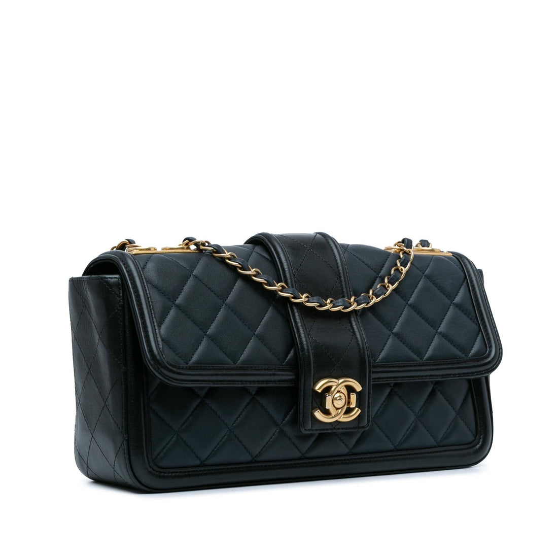 Top Quality Chanel Large Quilted Lambskin Elegant CC Flap (SHG-wLeTJV)