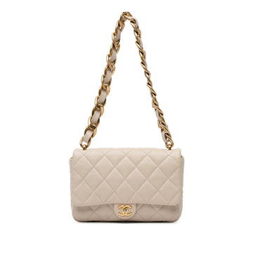 Top Quality Chanel Large Quilted Lambskin Funky Town Flap (SHG-brQduf)
