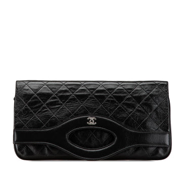 Top Quality Chanel Large Shiny Crumpled Calfskin 31 Clutch (SHG-WsVqtd)