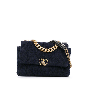 Top Quality Chanel Large Tweed 19 Flap (SHG-9y26hz)