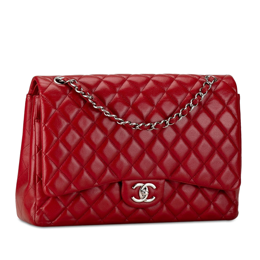 Top Quality Chanel Maxi Classic Caviar Double Flap (SHG-zoRWlf)