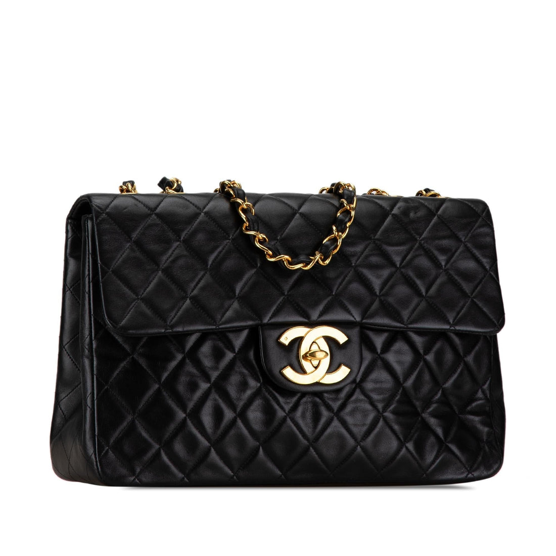 Top Quality Chanel Maxi Classic Lambskin Single Flap (SHG-kQKahZ)