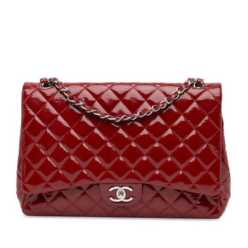 Top Quality Chanel Maxi Classic Patent Double Flap (SHG-MfdePa)