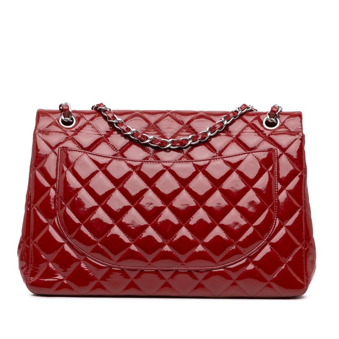 Top Quality Chanel Maxi Classic Patent Double Flap (SHG-MfdePa)