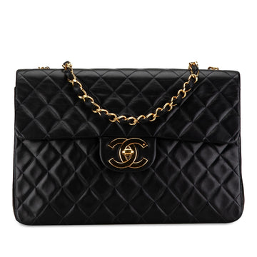 Top Quality Chanel Maxi XL Classic Lambskin Single Flap (SHG-vNBmIg)