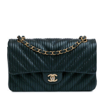 Top Quality Chanel Medium Calfskin Coco Pleats Double Flap (SHG-8NvBoQ)