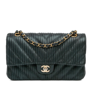 Top Quality Chanel Medium Calfskin Coco Pleats Double Flap (SHG-XXiROs)