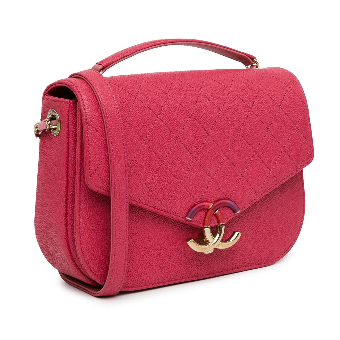 Top Quality Chanel Medium Caviar Paris Cuba Thread Around Flap (SHG-nmjWmk)