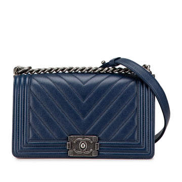 Top Quality Chanel Medium Chevron Caviar Boy Flap (SHG-74IHyq)
