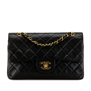 Top Quality Chanel Medium Classic Lambskin Double Flap (SHG-JJIzds)