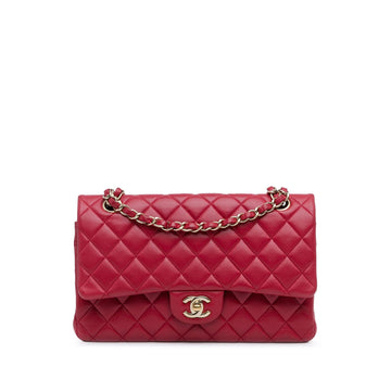 Top Quality Chanel Medium Classic Lambskin Double Flap (SHG-oRuT74)