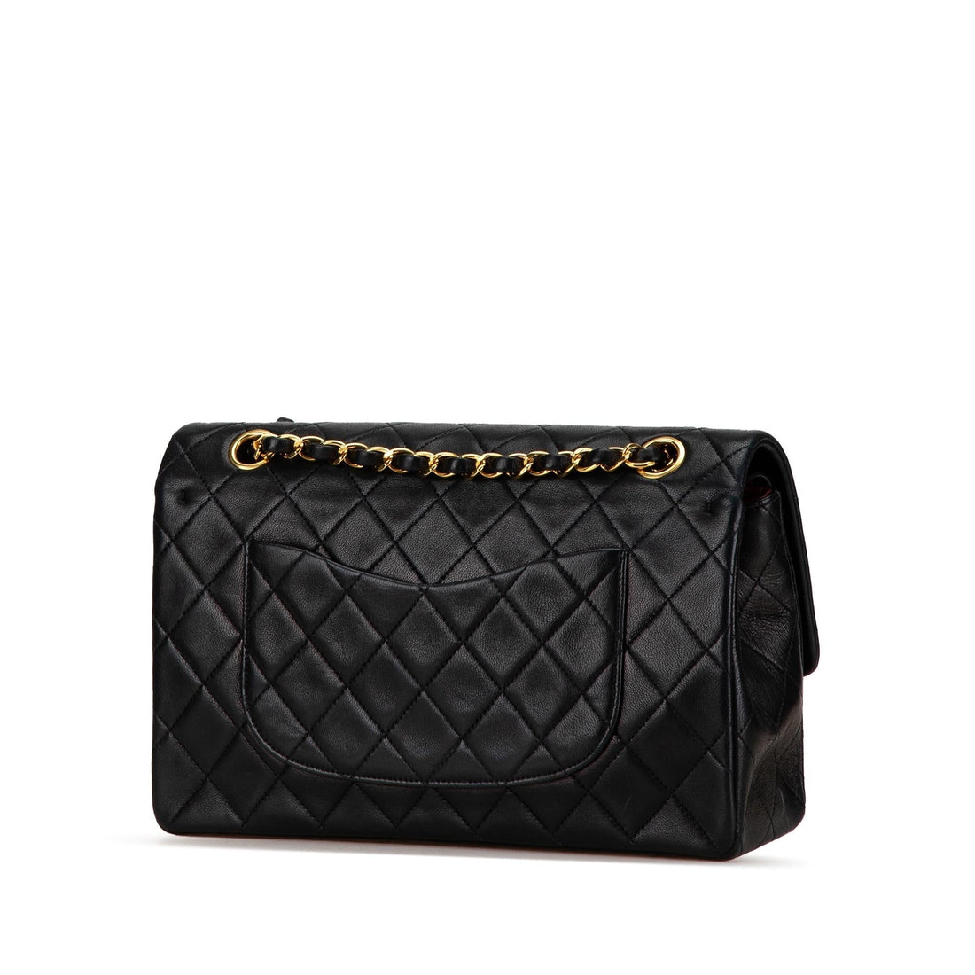 Top Quality Chanel Medium Classic Lambskin Double Flap (SHG-D4KtDp)