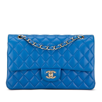 Top Quality Chanel Medium Classic Lambskin Double Flap (SHG-HyZFBE)