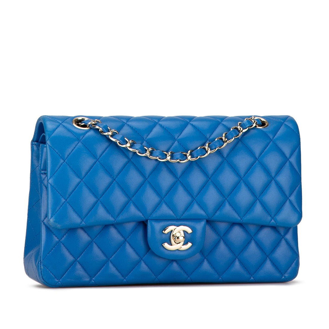 Top Quality Chanel Medium Classic Lambskin Double Flap (SHG-HyZFBE)