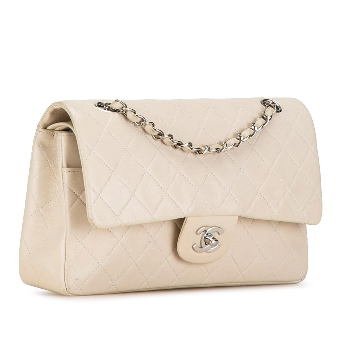 Top Quality Chanel Medium Classic Lambskin Double Flap (SHG-U2UDWC)