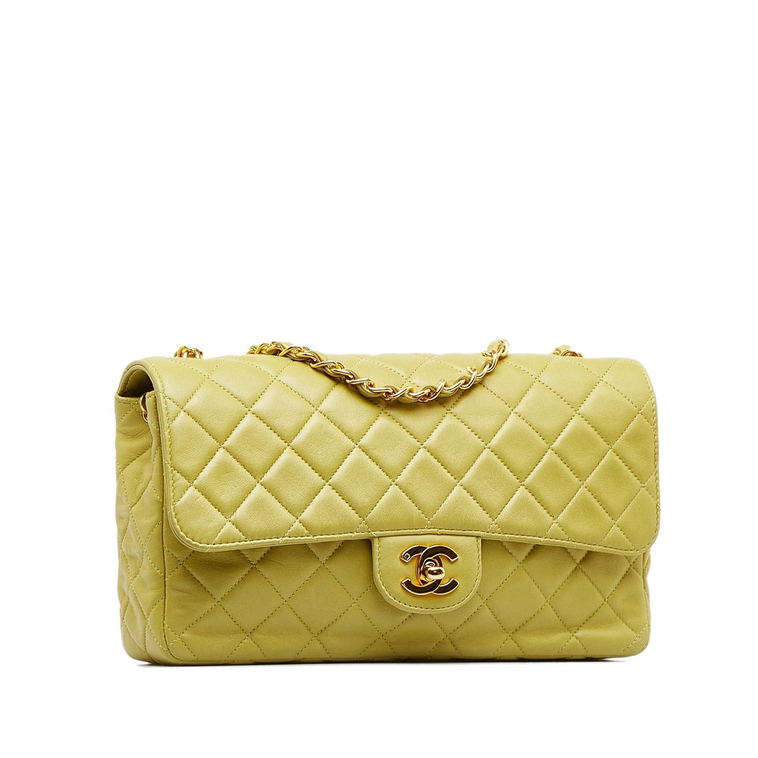 Top Quality Chanel Medium Classic Lambskin Single Flap (SHG-oaTwdF)