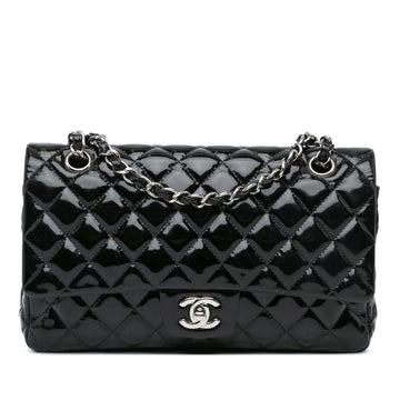 Top Quality Chanel Medium Classic Patent Double Flap (SHG-dlmOm2)
