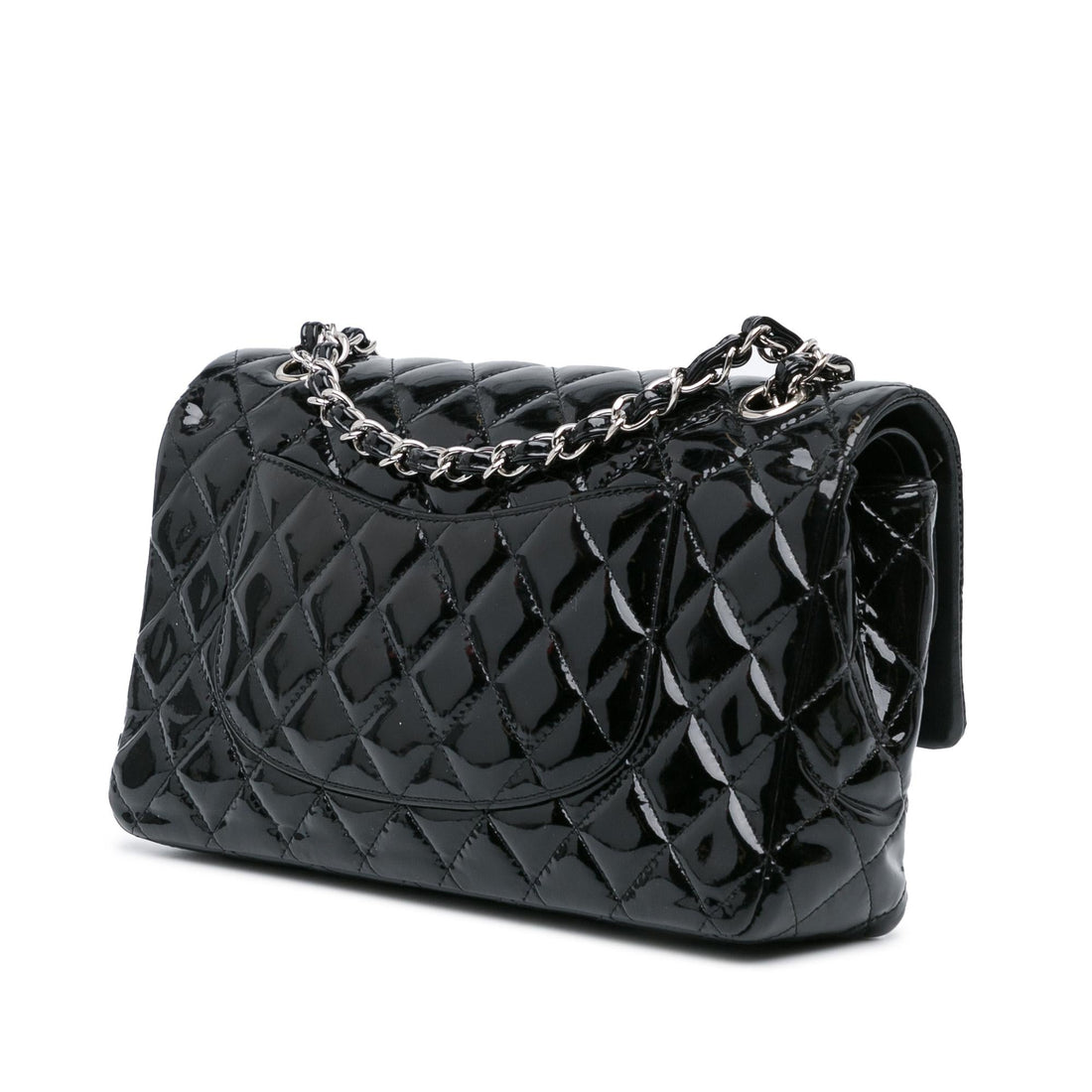 Top Quality Chanel Medium Classic Patent Double Flap (SHG-f00ih4)