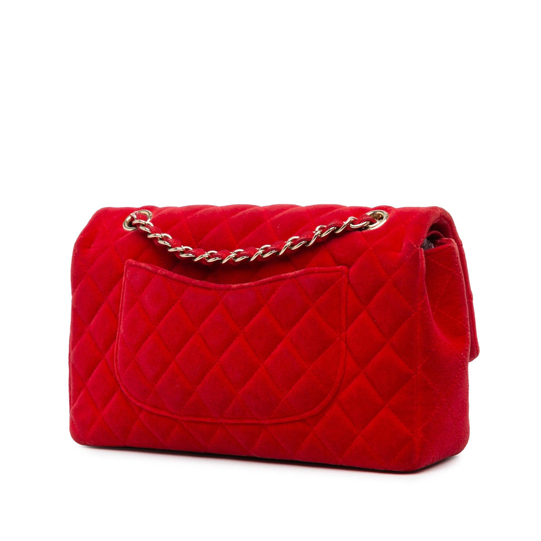 Top Quality Chanel Medium Classic Velvet Double Flap (SHG-gnQvdl)