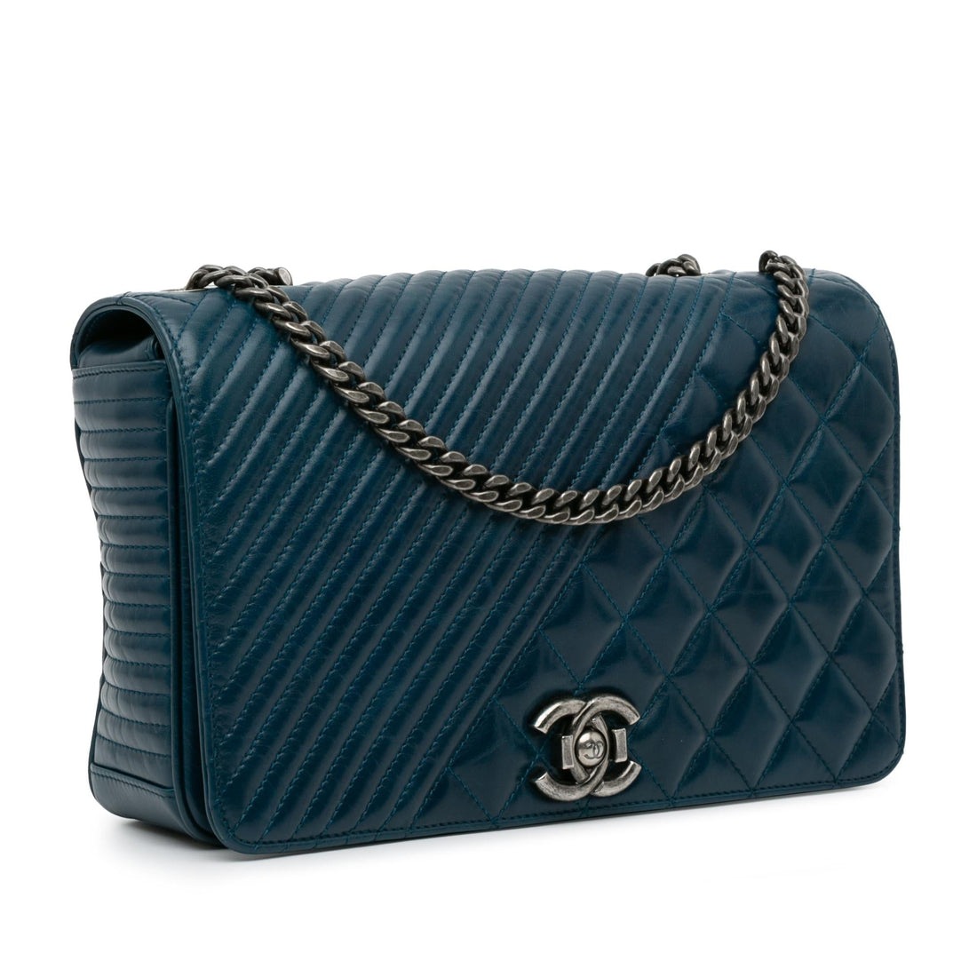 Top Quality Chanel Medium Glazed Calfskin Coco Boy Flap (SHG-VShXU8)