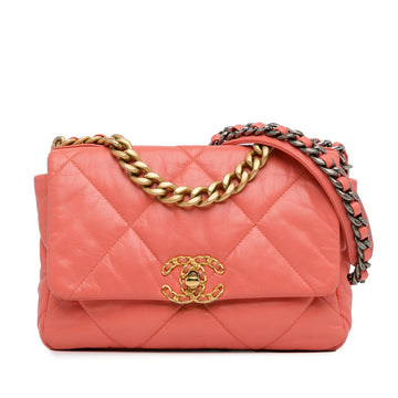 Top Quality Chanel Medium Lambskin 19 Flap (SHG-3kILnI)