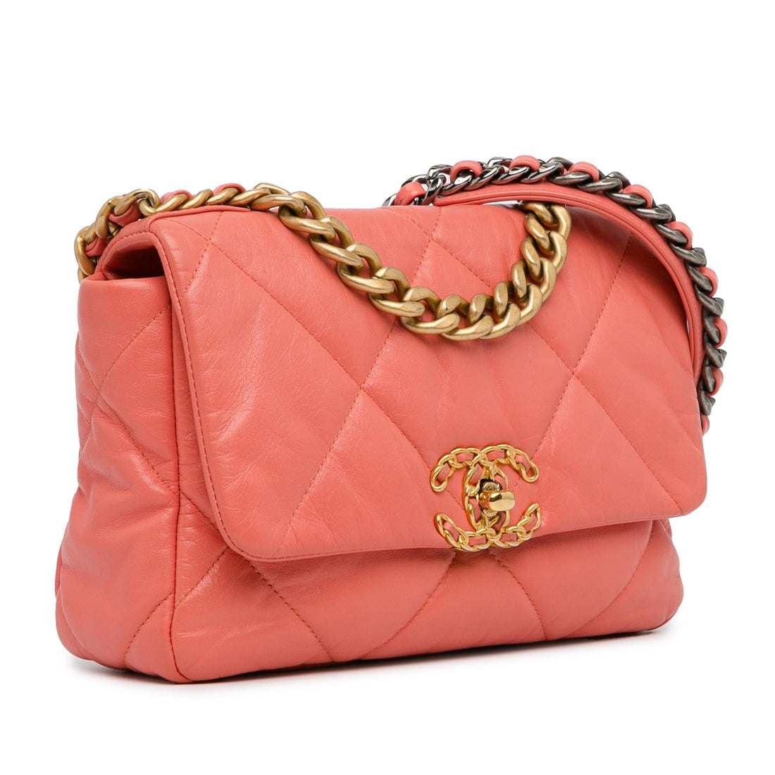 Top Quality Chanel Medium Lambskin 19 Flap (SHG-3kILnI)