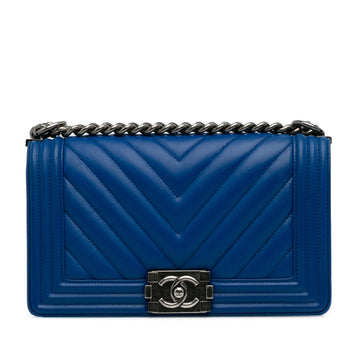 Top Quality Chanel Medium Lambskin Chevron Boy Flap (SHG-pvPgpi)