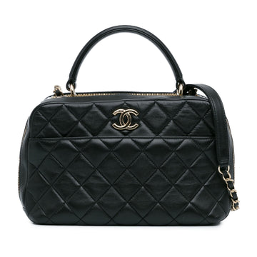Top Quality Chanel Medium Lambskin Trendy CC Bowling Bag (SHG-6zNdDE)