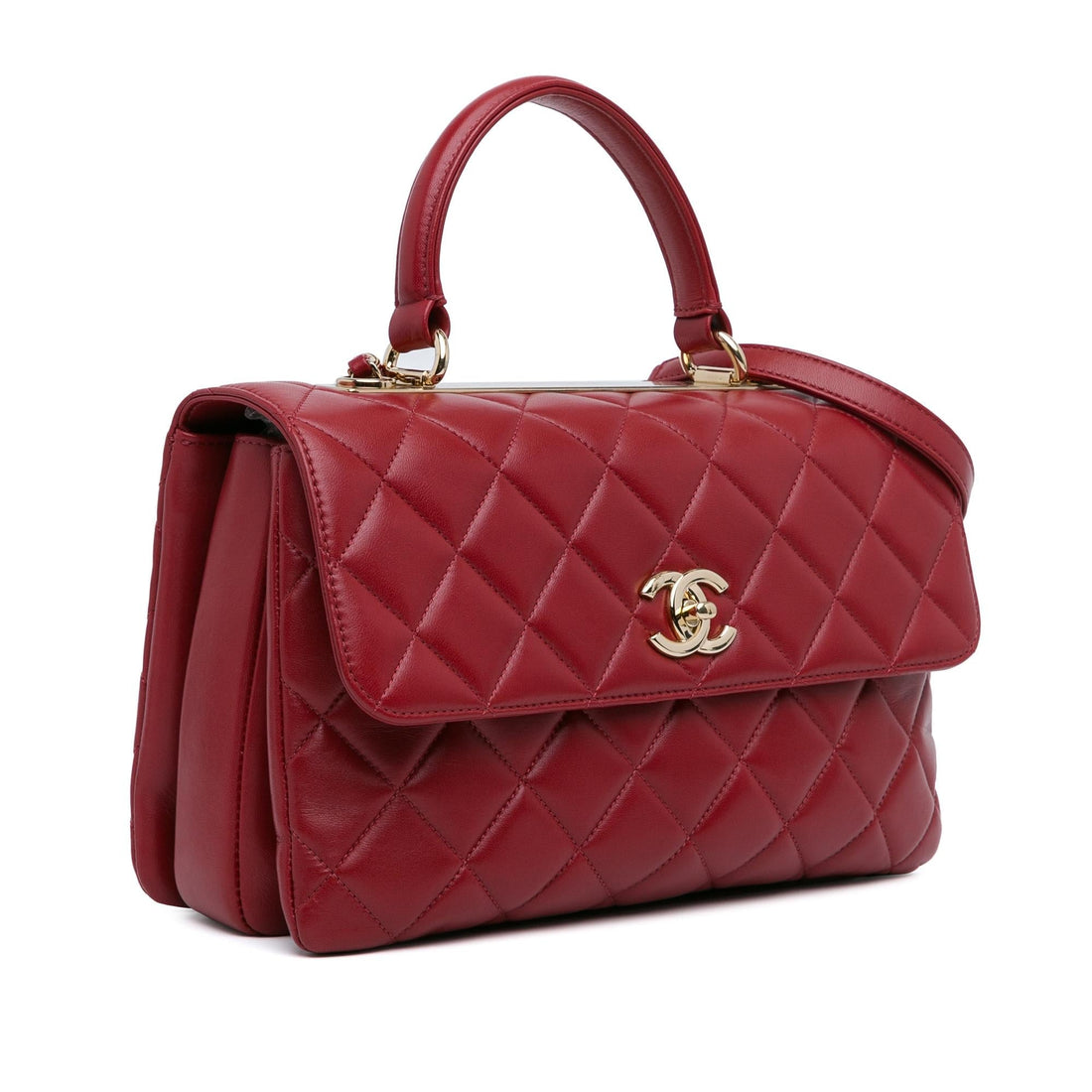 Top Quality Chanel Medium Lambskin Trendy CC Top Handle Bag (SHG-NiklUD)