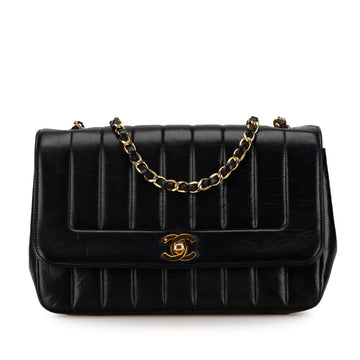 Top Quality Chanel Medium Lambskin Vertical Border Flap (SHG-t5P50W)