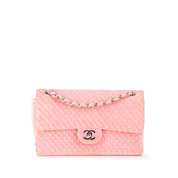 Top Quality Chanel Medium Micro Quilted Velvet CC Flap (SHG-rxQwA0)