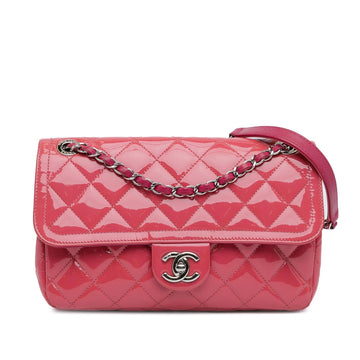 Top Quality Chanel Medium Patent Coco Shine Flap (SHG-nPn5nJ)