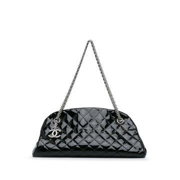 Top Quality Chanel Medium Patent Just Mademoiselle Shoulder Bag (SHG-IKOedq)