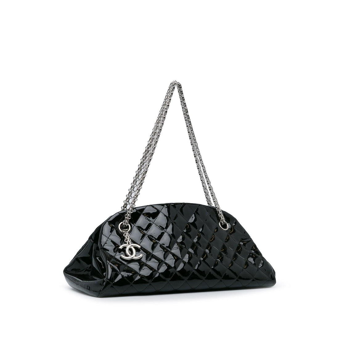 Top Quality Chanel Medium Patent Just Mademoiselle Shoulder Bag (SHG-IKOedq)
