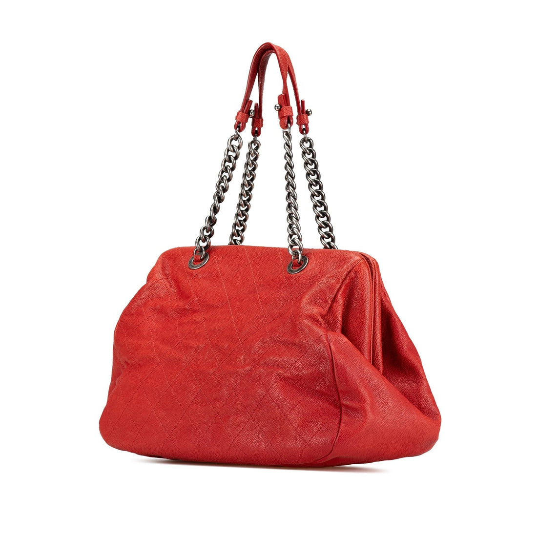 Top Quality Chanel Medium Quilted Caviar Frame Tote (SHG-5Zqe3n)