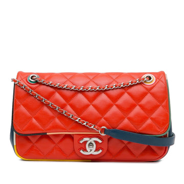 Top Quality Chanel Medium Quilted Lambskin Cuba Color Flap (SHG-lYmqHQ)
