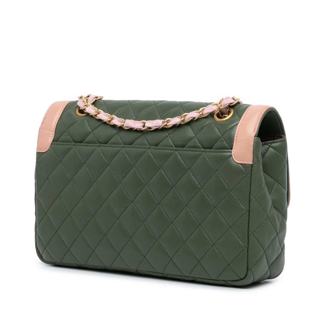 Top Quality Chanel Medium Quilted Lambskin Two-Tone Day Flap (SHG-iv4oiK)
