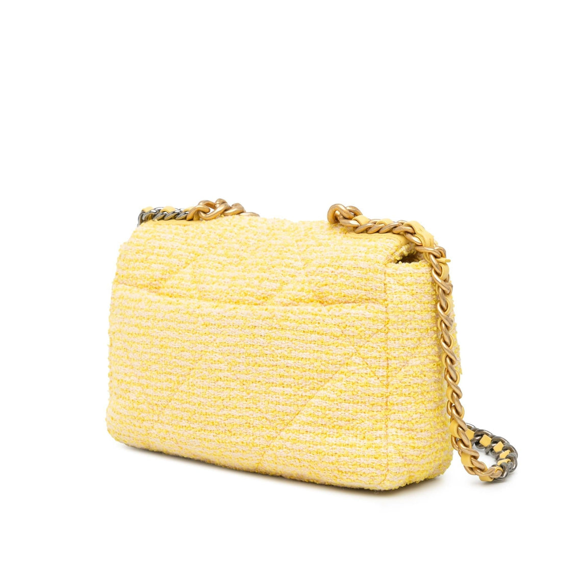 Top Quality Chanel Medium Tweed 19 Flap (SHG-MtdIAp)