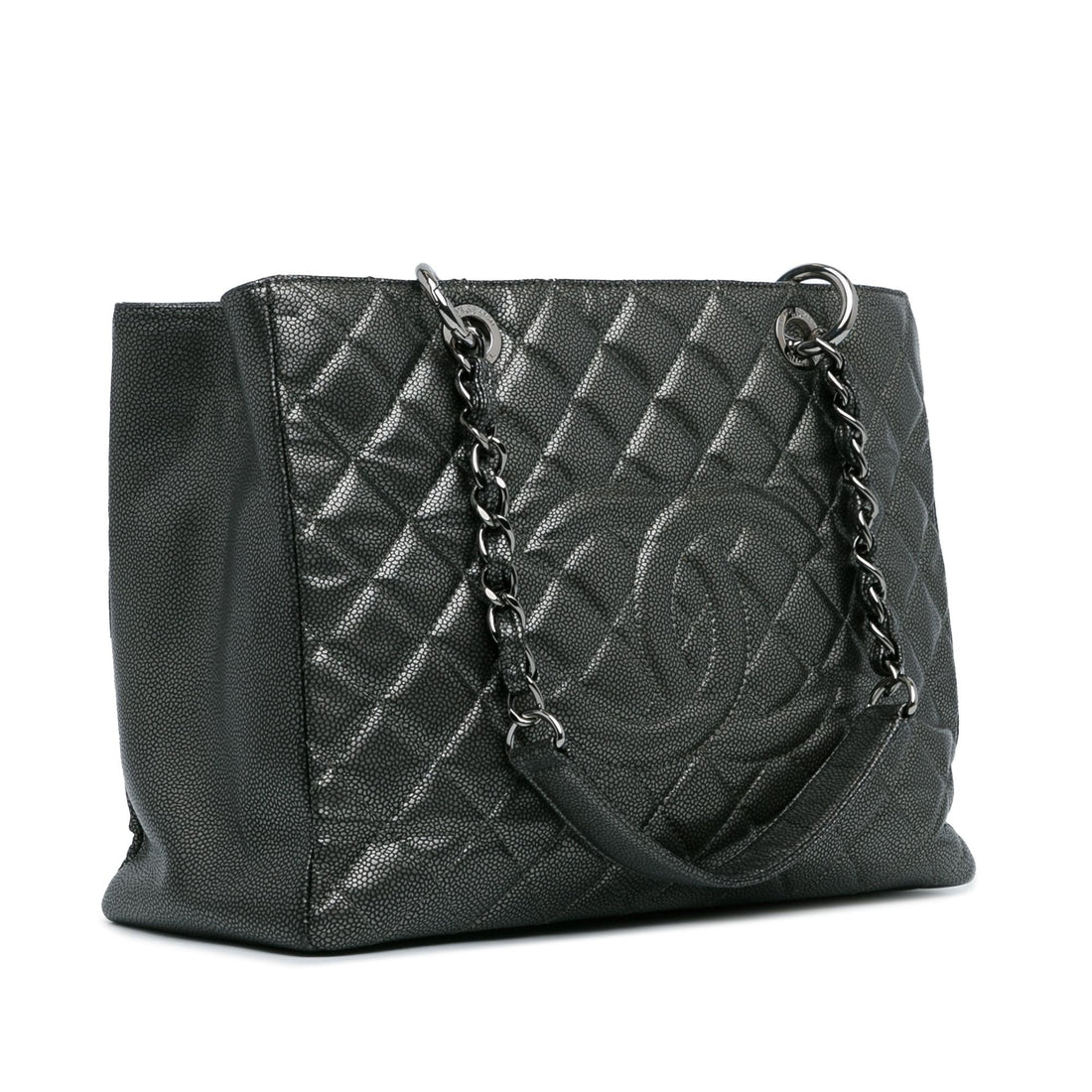 Top Quality Chanel Metallic Caviar Grand Shopping Tote (SHG-ZLtc4Q)