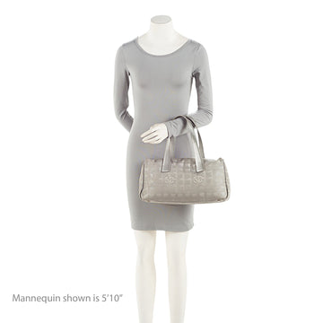 Top Quality Chanel  Metallic Nylon Travel Ligne Satchel (SHF-CKL5mr)
