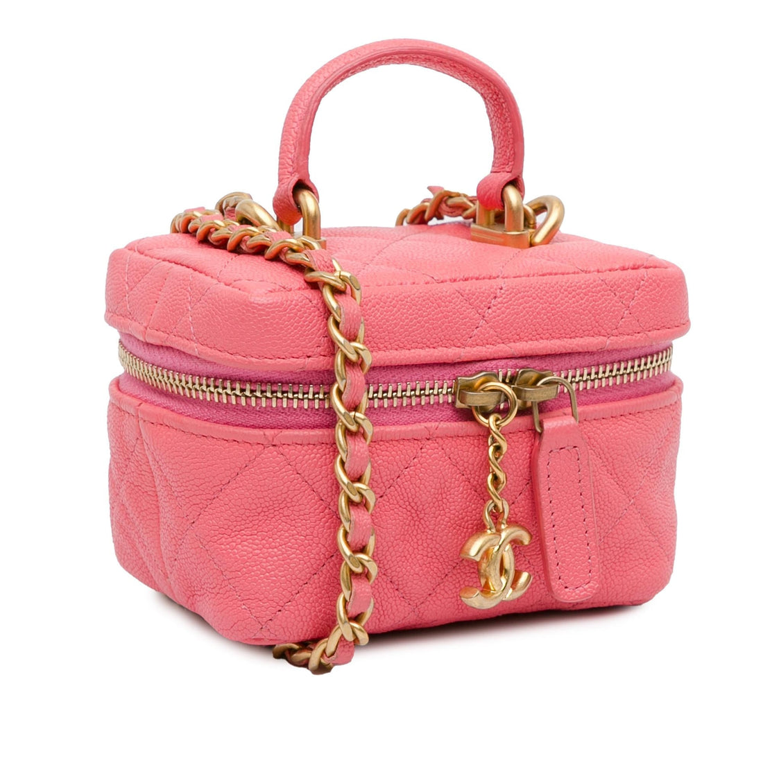 Top Quality Chanel Micro Caviar Chain Vanity Bag (SHG-LbgD5F)