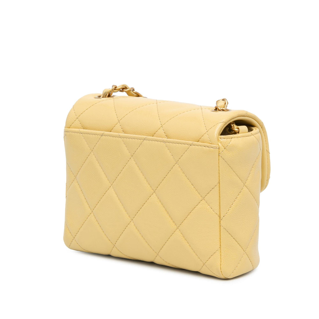 Top Quality Chanel Mini CC Quilted Caviar Flap (SHG-ROmbk9)