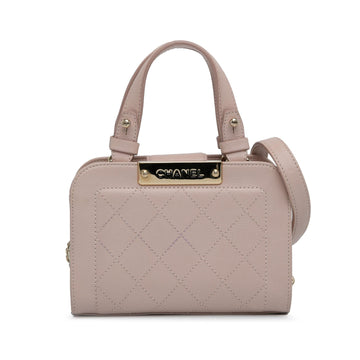 Top Quality Chanel Mini Calfskin Label Click Shopping Tote (SHG-2qUZVI)