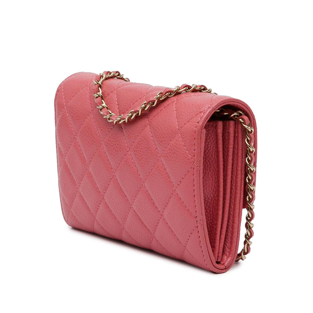Top Quality Chanel Mini Classic Caviar Flap Wallet on Chain (SHG-SQ3yjM)
