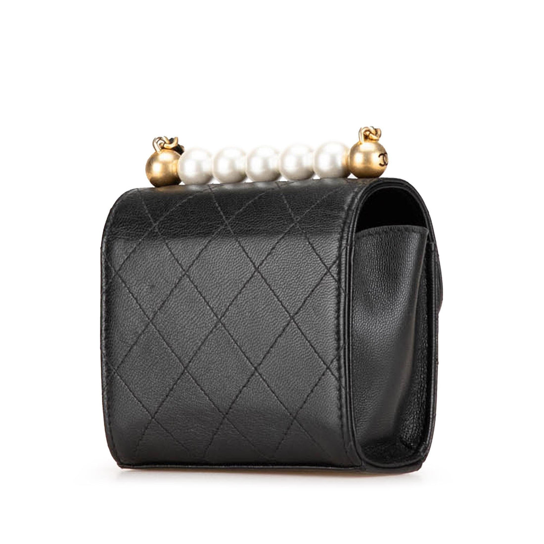 Top Quality Chanel Mini Goatskin Chic Pearls Clutch On Chain (SHG-BIY95V)