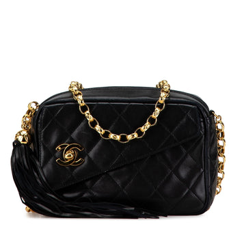 Top Quality Chanel Mini Lambskin CC Tassel Camera Crossbody (SHG-OVHh6m)