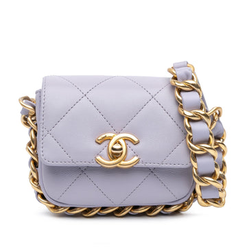 Top Quality Chanel Mini Quilted Calfskin Framing Chain Flap (SHG-5dGD0i)