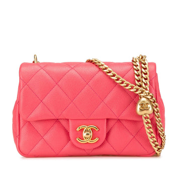 Top Quality Chanel Mini Quilted Caviar Sweetheart Flap (SHG-cyCm3O)